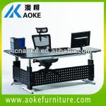 luxury desk with lifting system electric power