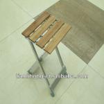 Folding wood picnic chair