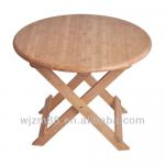 Traditional Chinese foldable bamboo round table