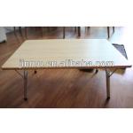 Garden bamboo folding table with adjustable height