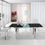 Modern Rectangular Folding Glass Dining Room Table L806B