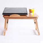 Multifunction Bamboo Bed Tray, hospital bed tray, laptop bed tray