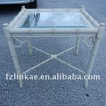 Bamboo white table