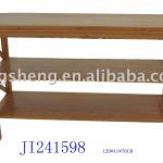 Square bamboo folding storage rack table