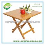 60*60*50CM Bamboo Folding Square Dining Table,Modern Dining Room Furniture,Simple and Stylist Design,Outdoor Furniture