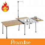 2013 newest IGT table Korea foldable bamboo table foldable camping table set folding BBQ table