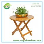 60*60*50CM Bamboo Folding Round Dining Table,Modern Dining Room Furniture,Simple and Stylist Design,Outdoor Furniture-ZDZ-02