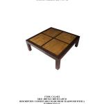 Coffee table Made from Teakwood and Bamboo