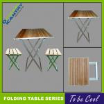 DA1522 Bamboo folding table bamboo picnic table outdoor folding table