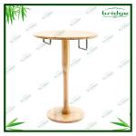 Bamboo Safe Bedside round Table