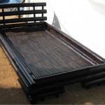 BINH THANH DARK BROWN BED, BAMBOO BED