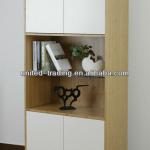 White Nice Doube Door Bamboo Cabinet