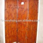 Chinese Bamboo 3-Panel Folding Screen/Room Divider-3MJ1554