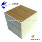 Foldable Bamboo Storage Stool