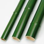 Colour coated bamboo green