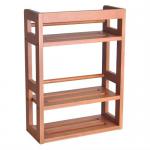 bamboo wood bathroom rack