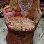 Beautiful Handmade Vintage Chairs in TRIBAL Style-Ottomans09