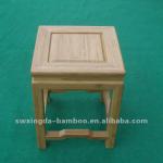 High-quality bamboo square stool