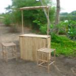 Bamboo Patio Refreshing Bar and Chairs-07001