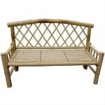 bamboo garden bench