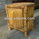 primitive bamboo nightstand