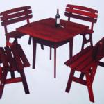 Wooden Table And Chairs