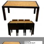 The Furniture by Bamboo and Lacquer