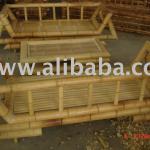 Bamboo furniture-set of 2 sofa+table