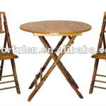 Folding bamboo table 64330(1+2)