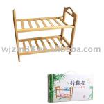 Bamboo folding shoe rack- 2 layer-XJ401