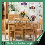 bamboo dining table and chair sets