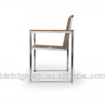 Eco friendly green bamboo with stainless steel chair (BF10-W36)