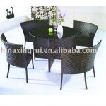 rattan dining chair-dining chair C-303 dining table D-403