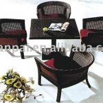 wicker dining table