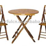 Folding bamboo table 64330(1+2)