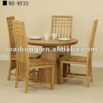 Wooden modern 5-Piece Dining Set