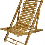 BF-13009 - Outdoor bamboo furniture - Bamboo rustic folding chair recliner-BF-13009