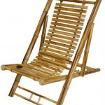 BF-13009 - Outdoor bamboo furniture - Bamboo rustic folding chair recliner