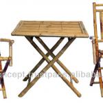 BFS-13013 - Wholesale bamboo furniture - Bamboo Dining Table Set-BFS-13012
