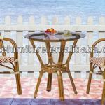 Wicker rattan chair coffee table / swimming pool choice-SB006