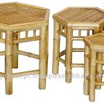 BFS13033-Bamboo Hexagonal Nesting Tables