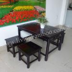 LOW TABLE SET BAMBOO GARDEN FURNITURE