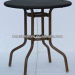 2013 Outdoor Bamboo like aluminum table/Bamboo like furniture/Starbucks Coffee table for outside