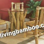 WAIKINI BAMBOO DINING TABLE AND CHAIRS-DR-018