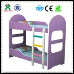 Durable kids cartoon bed for preschool/kindergarten wooden bed furniture/kids bunk bed QX-B6705-QX-B6705