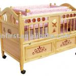 20Pcs New Convertible Wood Baby Bed