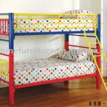 metal frames bunk bed in furniture-SSB-6045
