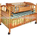 wooden baby crib