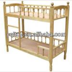 wooden material children bunk beds-
