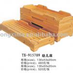 wooden kids wood bed